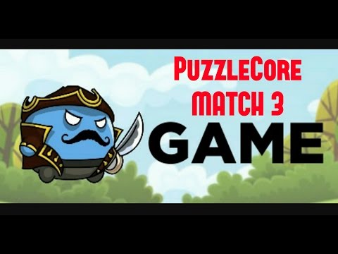 PuzzleCore - Match 3 - first play video game review!