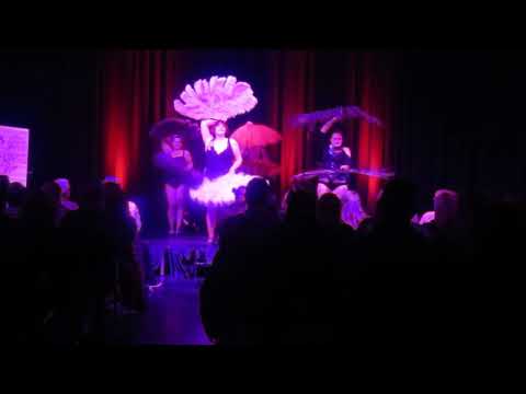 Burlesque Feather Fan Dance Students perform "You're the Top" at Miss Kitty's Meow Graduation Show