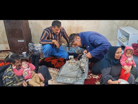 Unfortunately, Mr. Dal's television is broken, and she is repairing it with the help of relatives.