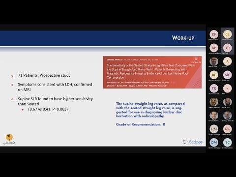 Indications: Herniated Nucleus Pulposus (HNP) : San Diego Spine Foundation Meetings