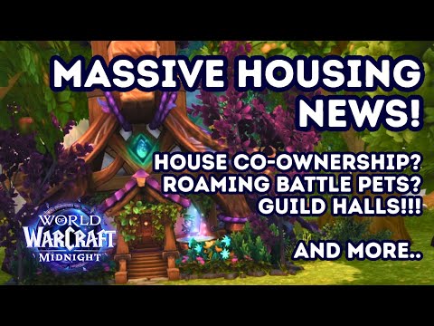 WoW Housing News: Pre-Patch brings Endeavors and Elven Exteriors! 2026 Housing Roadmap Coming Soon..