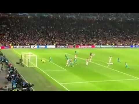 Gol da classificação do Lucas visto da arquibancada!