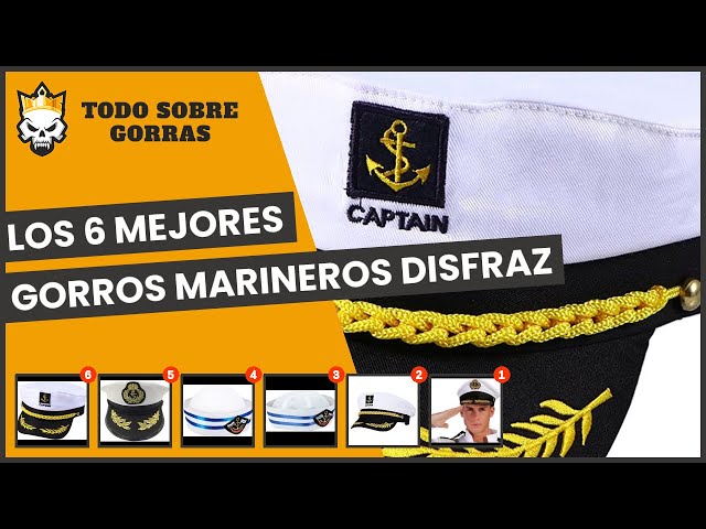 Vídeo relacionado con OUDQFCJ Conjunto de 2 gorros y 2 bufandas rayado de marinero para hombres y mujeres, disfraz mujer, gorro y accesorios de marinero para fiestas, sombreros, yates, carnaval, temáticas (azul marino)