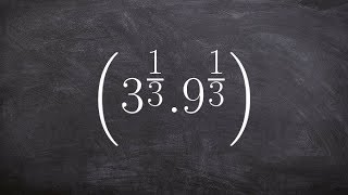 How to multiply two exponents when they do not have the same base and fraction powers