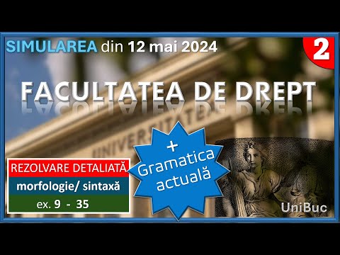 SIMULARE 2024 DREPT - UniBUC (ex. 9 - 35 G1)