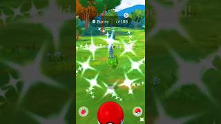 Caught a SHINY Burmy through Research breakthrough 😱 #pokemongo #shinypokemon #shorts