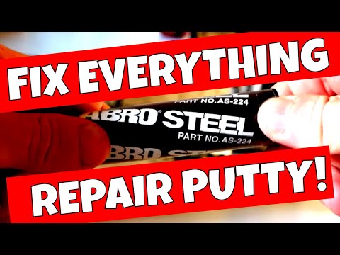 How to FIX Almost ANYTHING! With ABRO STEEL Putty