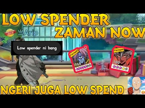 REVIEW AKUN LOW SPEND HIGH CLASS , TAPI BENERAN LOW SPEND INI ? - One Punch Man The Strongest