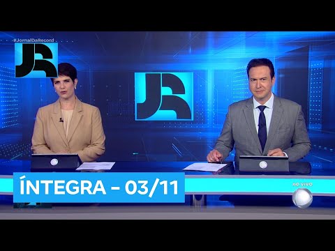 Assista à íntegra do Jornal da Record | 03/11/2025