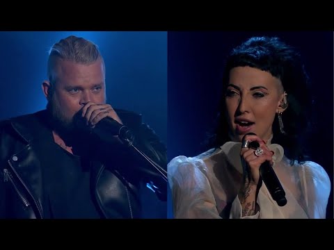 Matt Gresham vs Stellar Perry - Slide Away | The Voice Australia 9 (2020) | Battle Rounds