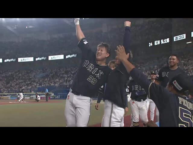 【10回表】代打で期待に応える!! バファローズ・杉本裕太郎 第2号2ランホームランで勝ち越し!!  2024年6月29日 千葉ロッテマリーンズ 対 オリックス・バファローズ