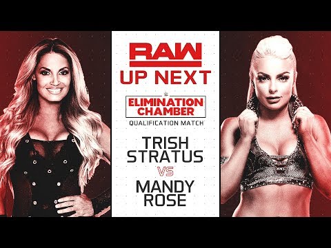 WWE 2K19 Universe Mode  - Raw - Mandy Rose v Trish Stratus - Elimination Chamber Qualification