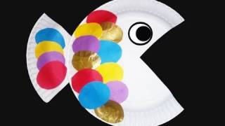 How to make a paper plate fish - EP - simplekidscrafts
