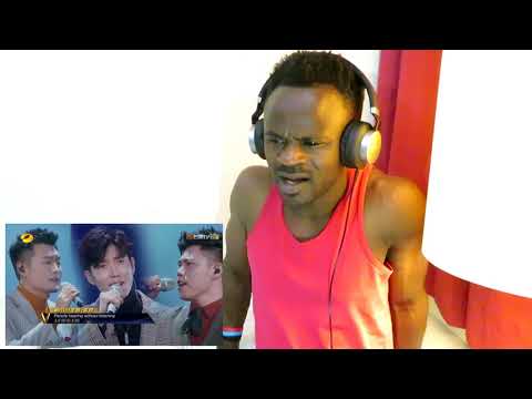 AFRICANS REACTS  TO -王晰 李琦 鞠红川-(Wang Xi Li Qi Yan Hong)-《the sound of silence》