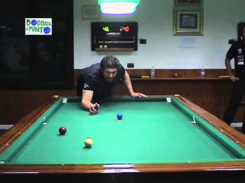 SINGOLO ASSOLUTO FERRARA - FINALE - ANTONIONI VS BONANDIN - BOCCETTE BILIARDO MASTER 2013