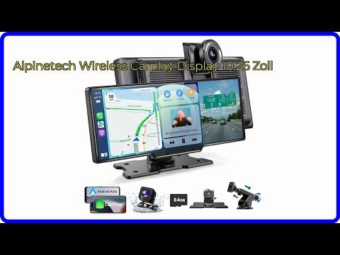 BEWERTUNG (2025): Alpinetech Wireless Carplay Display 10,26 Zoll. WESENTLICHE Einzelheiten