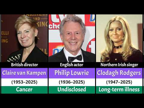 UK Celebrity Deaths So Far in 2025: Remembering Those We’ve Lost