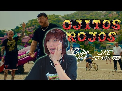 (REACCIÓN)Grupo Frontera x Ke Personajes - Ojitos Rojos (Video Oficial)