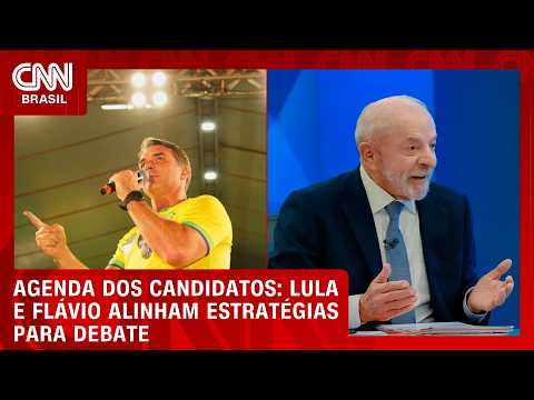 Flávio e Lula afinam estratégias para o último duelo na TV antes das urnas | CNN NOVO DIA