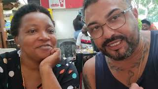 Andr Arraiz, assistindo jogo do flamengo com minha amiga glaucia