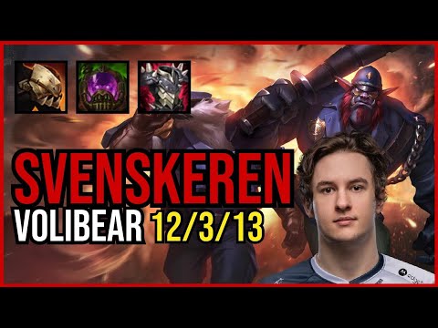 SVENSKEREN - VOLIBEAR vs HECARIM Jungle - NA Challenger - Patch 11.6 PENTAKILL