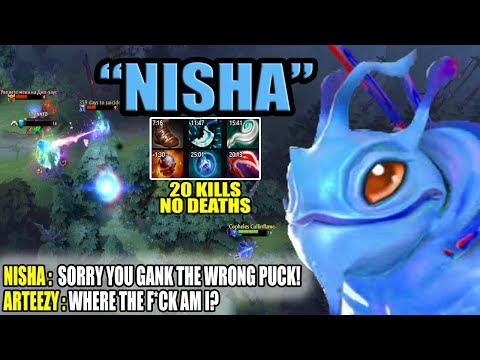 THE SMOOTHEST "PUCK" BY SECRET.NISHA VS RTZ MORPH - SORRY YOU GANK THE WRONG PUCK! - DOTA 2 DOTA 2