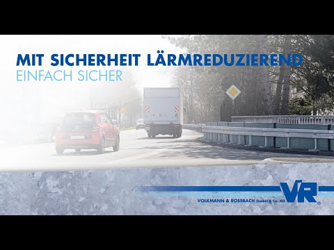 Das Hybrid System EasyRail® NA kombiniert eine klassische Schutzplankenkonstruktion mit effektivem Lärmschutz, und das ganz ohne hohe Wände!