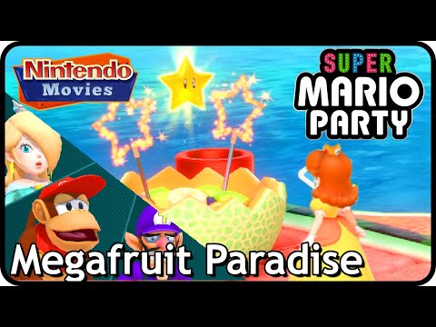 Super Mario Party: Megafruit Paradise (2 Players, 10 Turns, Master Difficulty)