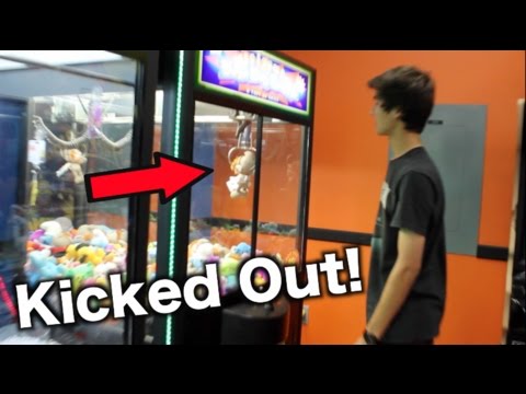 KICKED OUT FOR FILMING! Claw Machine Wins! | JOYSTICK