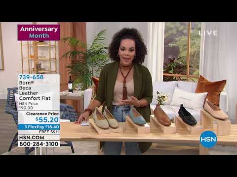 Born Beca Leather Comfort Flat