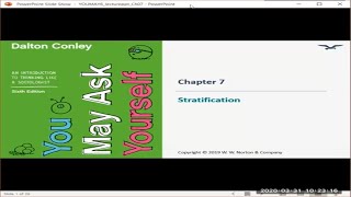 Chapter 7 - Stratification
