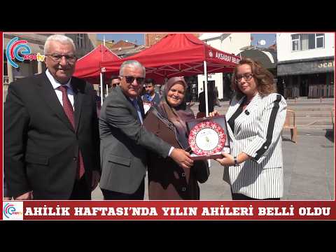 Ahilik Haftası’nda yılın ahileri belli oldu