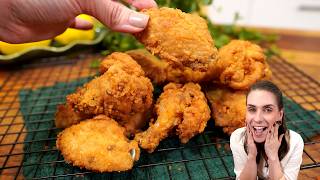 MUITO CROCANTE, E SEQUINHO! FRANGO FRITO FÁCIL DE FAZER!