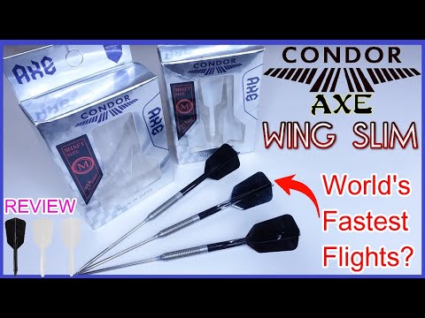 World's Fastest Dart Flights - Condor Axe WING SLIM Flights Review