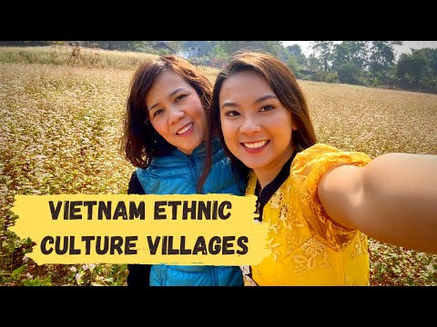 ALDEIA NACIONAL DO VIETNÃ PARA ÉTNICO E TURISMO | LÀNG VĂN HOÁ DÂN TỘC VIỆT NAM | O QUE A FOTO