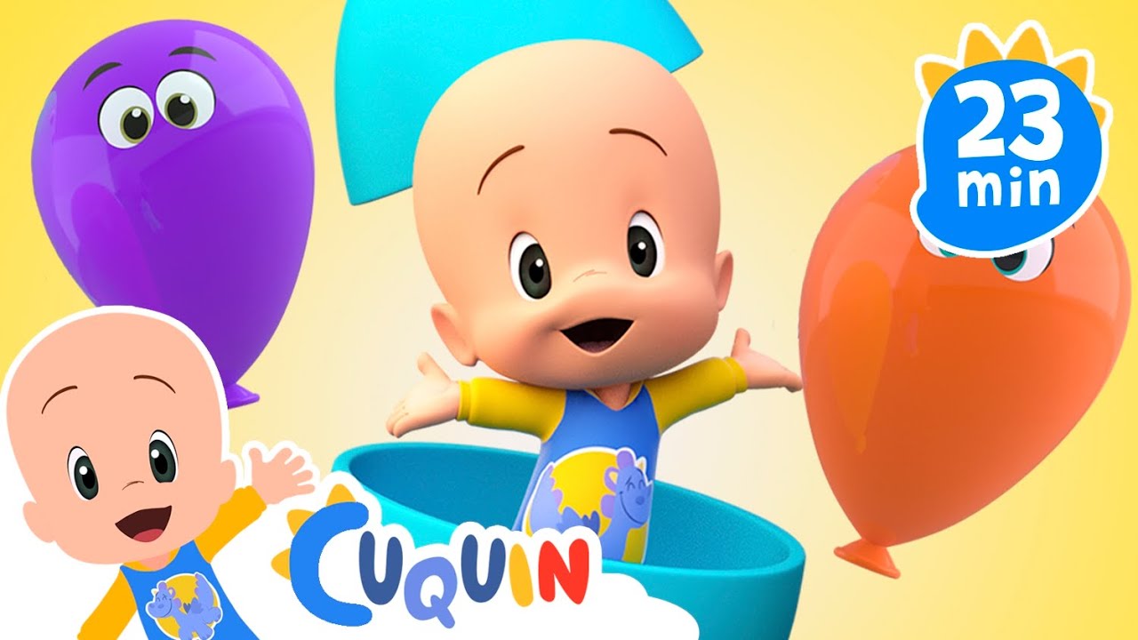 Ovos Surpresa: Aprenda números, cores e animais com Cuquín | Desenhos animados para bebês