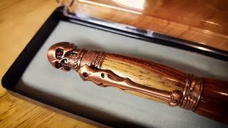 Making a Rosewood Skeleton Skull Pen
