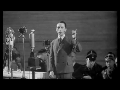 Joseph Goebbels speech 1933 