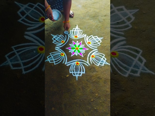 Art of Making Kolam Designs for Diwali