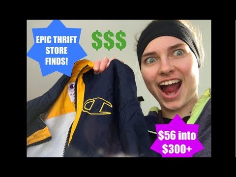 Thrifty Gal Episode #1 – Vintage Champion, Nike, Polo Ralph Lauren & More!!!!