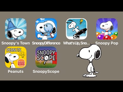 Peanuts Snoopy's Town Tale/Peanuts Snoopy's Spot the Difference/Peanuts What's Up Snoopy/Snoopy POP