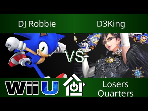 Typo House Macon 5/9/17 - DJ Robbie (Sonic) vs D3King (Bayonetta) - Smash 4 Losers Quarters