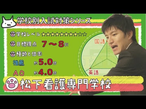 看護学科 【再アップ】松下看護専門学校の傾向と対策【看護受験チャンネル】