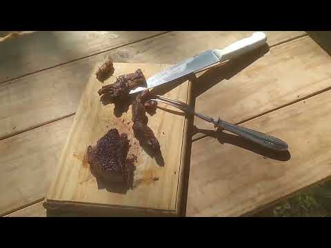 Asadito improvisación, Atlántida, Canelones, Uruguay 