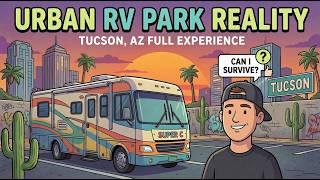 Urban RV Park Reality | Tucson Arizona Full Experience