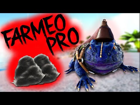 Cómo FARMEAR +3.000 de CEMENTO con la RANA en Ark 🤑(Fácil y Rápido)