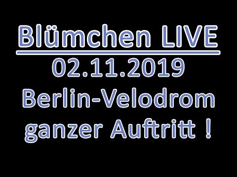 Blümchen LIVE | 02.11.2019 Berlin - Velodrom | ganzer Auftritt