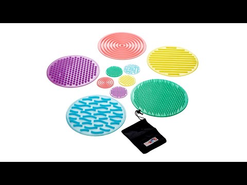 Slide 2 - SiliShapes Sensory Circles, 10 Pieces (video)