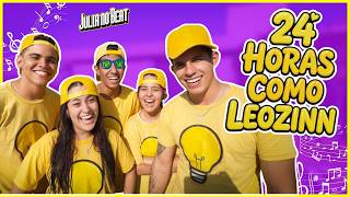 24 Horas como o Leozinn 💡Clip Musical Dos Rosa | Julia No Beat