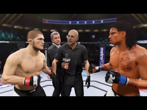 Khabib Nurmagomedov vs. Daddy Elf (EA sports UFC 2) - Crazy UFC 👊🤪